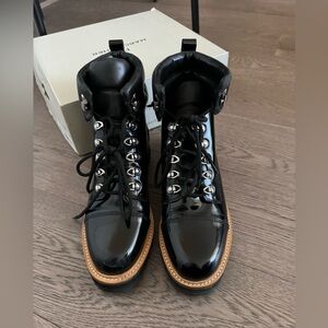 Marc Fisher Mlinka Lace Up Combat Boots Size 8